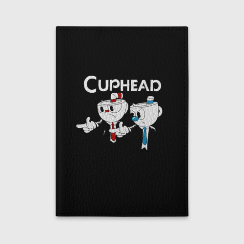 Обложка для автодокументов Cuphead грозные ребята из Криминального чтива, цвет желтый