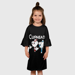 Детское платье 3D Cuphead грозные ребята из Криминального чтива - фото 2
