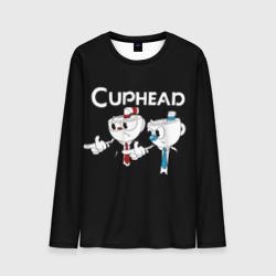 Мужской лонгслив 3D Cuphead грозные ребята из Криминального чтива