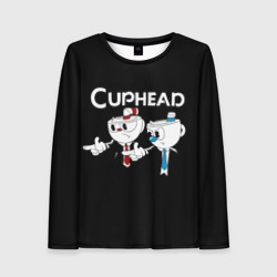 Женский лонгслив 3D Cuphead грозные ребята из Криминального чтива