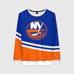 Женский свитшот 3D New York Islanders Нью Йорк Айлендерс