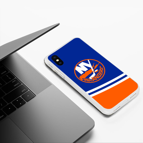 Чехол для iPhone XS Max матовый New York Islanders Нью Йорк Айлендерс - фото 5