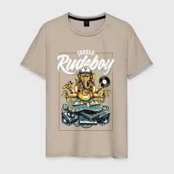 Rudeboy – Футболка из хлопка с принтом купить со скидкой в -20%