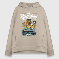 Женское худи Oversize хлопок Rudeboy