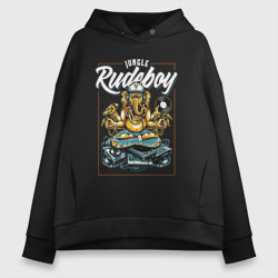 Женское худи Oversize хлопок Rudeboy