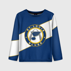 Детский лонгслив 3D St. Louis Blues Сент Луис Блюз