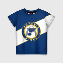 Детская футболка 3D St. Louis Blues Сент Луис Блюз