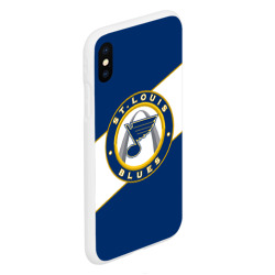 Чехол для iPhone XS Max матовый St. Louis Blues Сент Луис Блюз - фото 2