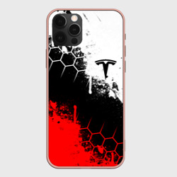 Чехол для iPhone 12 Pro Max Тесла Tesla электромобили
