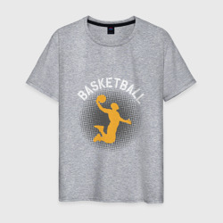 Мужская футболка хлопок Basketball Dunk