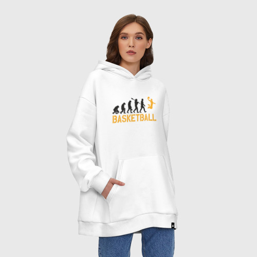 Худи SuperOversize хлопок Basketball Fly, цвет белый - фото 4