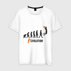 Мужская футболка хлопок Баскетбольная революция