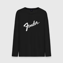 Мужской лонгслив хлопок Fender Гитара