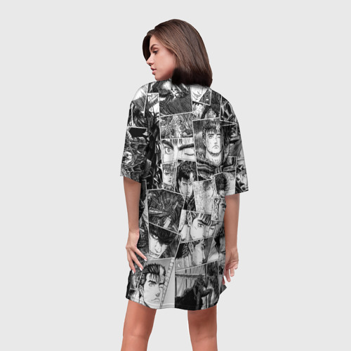 Платье-футболка 3D Berserk pattern, цвет 3D печать - фото 4