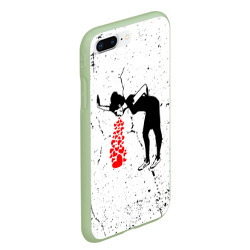 Чехол для iPhone 7Plus/8 Plus матовый Banksy - Бэнкси больная любовь - фото 2