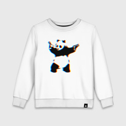 Детский свитшот хлопок Banksy Panda with guns - Бэнкси