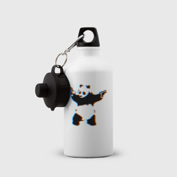 Бутылка спортивная Banksy Panda with guns - Бэнкси - фото 2