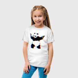 Детская футболка хлопок Banksy Panda with guns - Бэнкси - фото 2