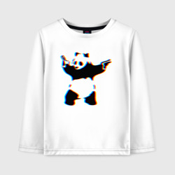 Детский лонгслив хлопок Banksy Panda with guns - Бэнкси