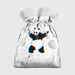 Подарочный 3D мешок Banksy Panda with guns Бэнкси