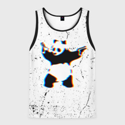 Banksy Panda with guns Бэнкси – Майка с принтом купить со скидкой в -9%