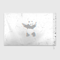Флаг 3D Banksy Panda with guns Бэнкси - фото 2