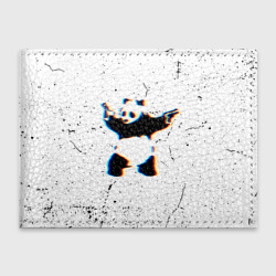 Обложка для студенческого билета Banksy Panda with guns Бэнкси