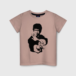 Легендарный Брюс Ли – Детская футболка хлопок с принтом купить со скидкой в -20%