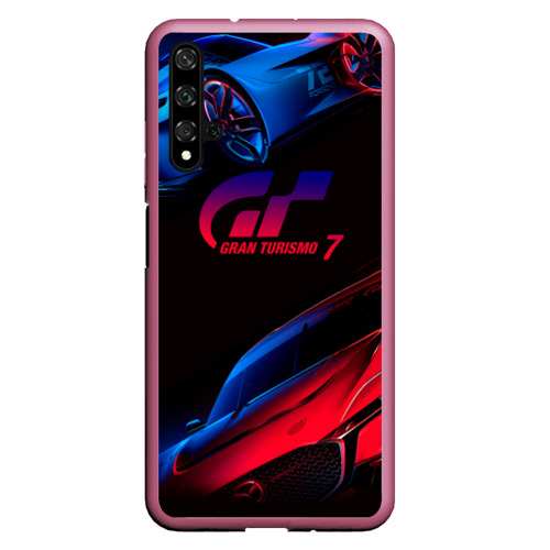 Чехол для Honor 20 Gran Turismo 7, цвет малиновый