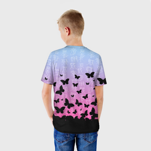 Детская футболка 3D Stray Kids Бабочки, цвет 3D печать - фото 4