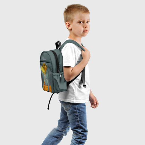 Детский рюкзак 3D Модная лягуха в куртке - фото 2