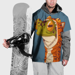 Накидка на куртку 3D Лягуха в костюме тигра