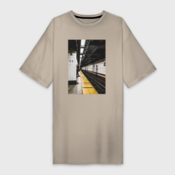 Платье-футболка хлопок Метрополитен В Нью-Йорке