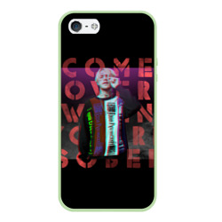 Чехол для iPhone 5/5S матовый Лил Пип Альбом Come Over Lil Peep