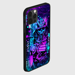 Чехол для iPhone 12 Pro Max Неоновый японский самурай - фото 2