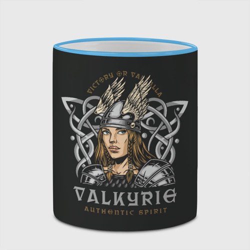 Кружка с полной запечаткой Валькирия - valkyrie, цвет Кант небесно-голубой - фото 4