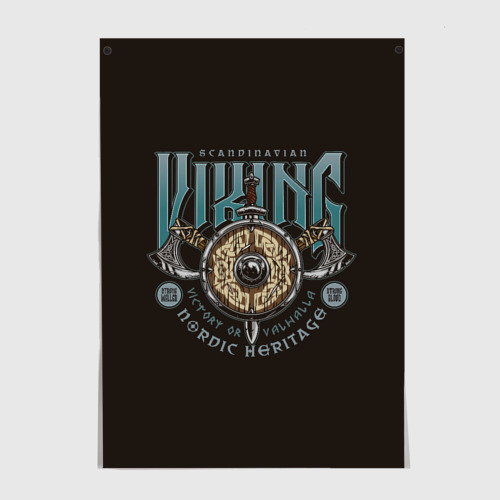 Постер Воин - Викинг