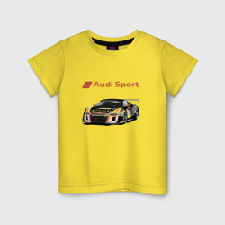 Детская футболка хлопок Audi motorsport - racing team