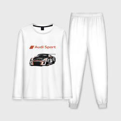 Мужская пижама с лонгсливом хлопок Audi motorsport - racing team