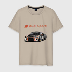 Audi motorsport - racing team – Мужская футболка хлопок с принтом купить со скидкой в -20%