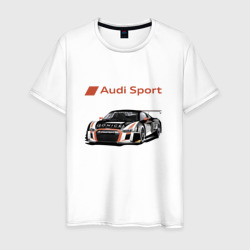 Мужская футболка хлопок Audi motorsport - racing team