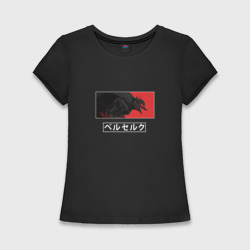 Женская футболка хлопок Slim Berserk Guts art