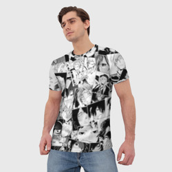 Мужская футболка 3D Bungo Stray Dogs pattern - фото 2