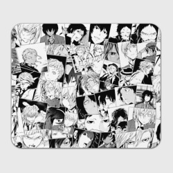 Прямоугольный коврик для мышки Bungo Stray Dogs pattern