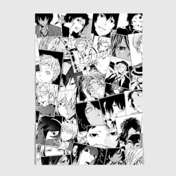 Постер Bungo Stray Dogs pattern