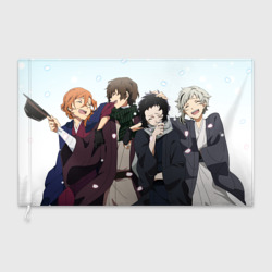 Флаг 3D Bungo Stray Dogs art