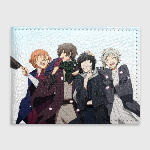 Обложка для студенческого билета Bungo Stray Dogs art