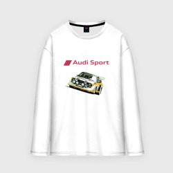 Мужской лонгслив oversize хлопок Audi Racing team Power