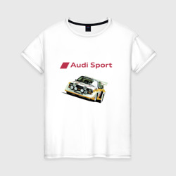 Женская футболка хлопок Audi Racing team Power