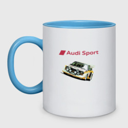 Кружка двухцветная Audi Racing team Power